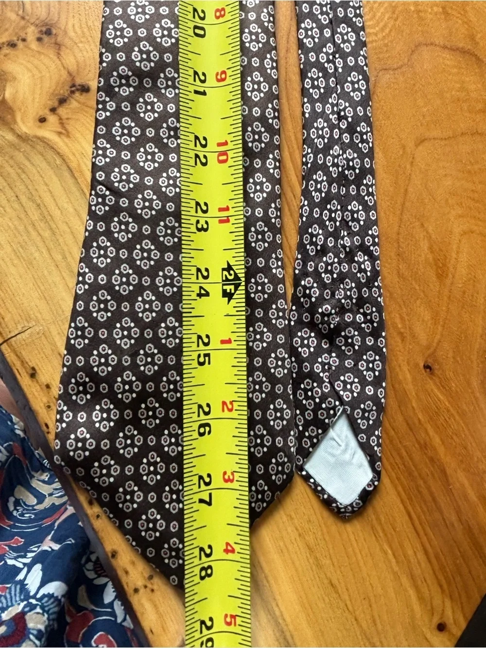 Vintage Christian Dior Cravates Silk Tie Paris New York Geometric Medallion